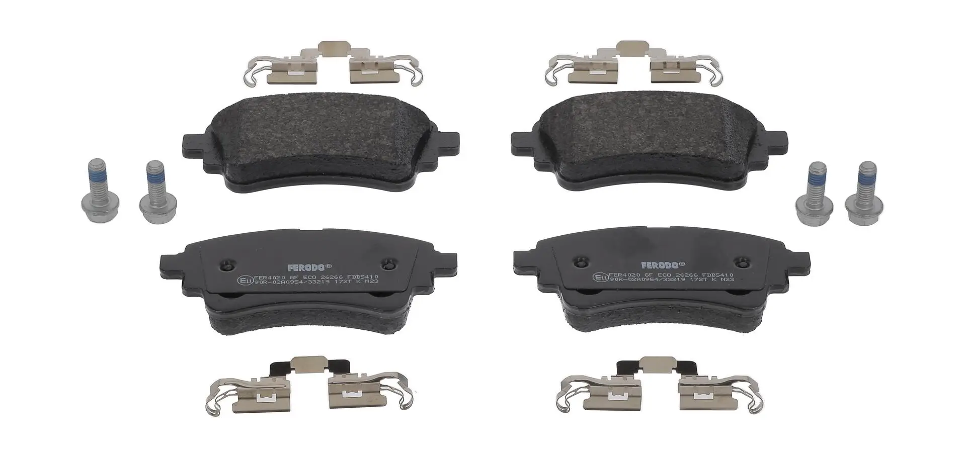 Bremsbelagsatz, Scheibenbremse Hinterachse FERODO FDB5410