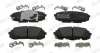 Bremsbelagsatz, Scheibenbremse Vorderachse FERODO FDB5424 Bild Bremsbelagsatz, Scheibenbremse Vorderachse FERODO FDB5424