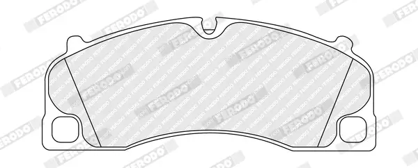Bremsbelagsatz, Scheibenbremse Vorderachse FERODO FDB5436
