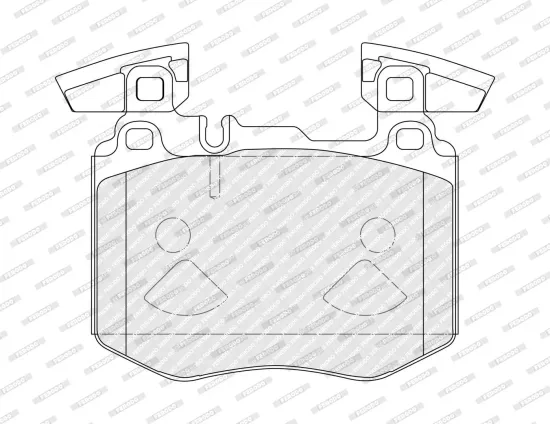 Bremsbelagsatz, Scheibenbremse Vorderachse FERODO FDB5441 Bild Bremsbelagsatz, Scheibenbremse Vorderachse FERODO FDB5441