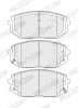 Bremsbelagsatz, Scheibenbremse Vorderachse FERODO FDB5445 Bild Bremsbelagsatz, Scheibenbremse Vorderachse FERODO FDB5445