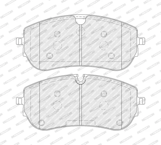 Bremsbelagsatz, Scheibenbremse Vorderachse FERODO FDB5461 Bild Bremsbelagsatz, Scheibenbremse Vorderachse FERODO FDB5461