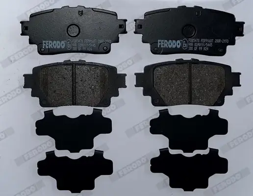 Bremsbelagsatz, Scheibenbremse Hinterachse FERODO FDB5470 Bild Bremsbelagsatz, Scheibenbremse Hinterachse FERODO FDB5470