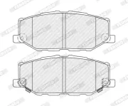 Bremsbelagsatz, Scheibenbremse Vorderachse FERODO FDB5482