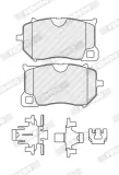 Bremsbelagsatz, Scheibenbremse Vorderachse FERODO FDB5486