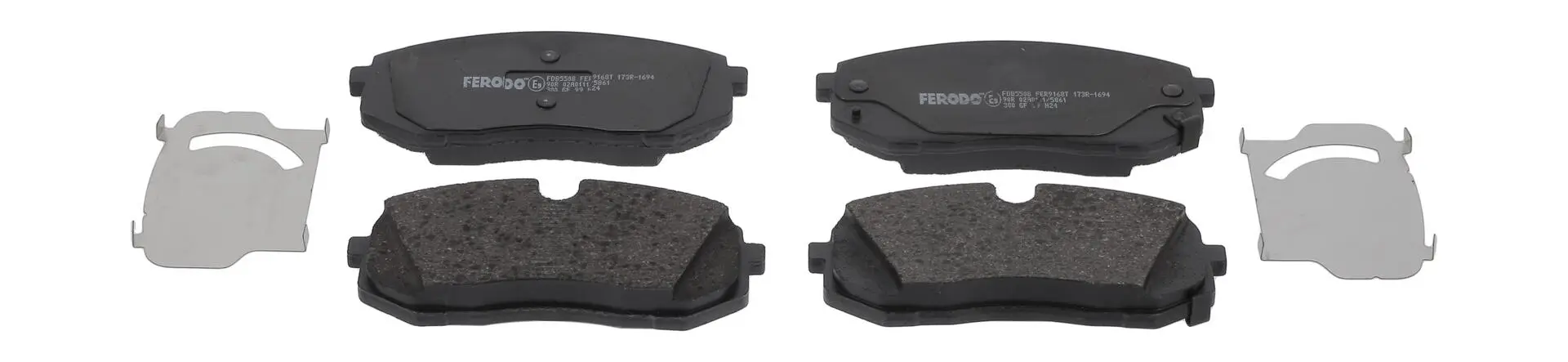 Bremsbelagsatz, Scheibenbremse Vorderachse FERODO FDB5508