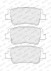 Bremsbelagsatz, Scheibenbremse Hinterachse FERODO FDB5509 Bild Bremsbelagsatz, Scheibenbremse Hinterachse FERODO FDB5509