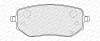 Bremsbelagsatz, Scheibenbremse Hinterachse FERODO FDB5519 Bild Bremsbelagsatz, Scheibenbremse Hinterachse FERODO FDB5519