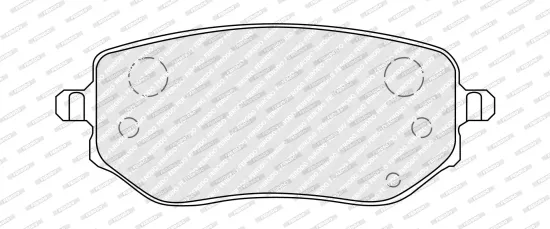 Bremsbelagsatz, Scheibenbremse Hinterachse FERODO FDB5519 Bild Bremsbelagsatz, Scheibenbremse Hinterachse FERODO FDB5519