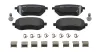 Bremsbelagsatz, Scheibenbremse Hinterachse FERODO FDB5519 Bild Bremsbelagsatz, Scheibenbremse Hinterachse FERODO FDB5519