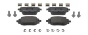 Bremsbelagsatz, Scheibenbremse Hinterachse FERODO FDB5524