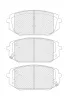 Bremsbelagsatz, Scheibenbremse Vorderachse FERODO FDB5531 Bild Bremsbelagsatz, Scheibenbremse Vorderachse FERODO FDB5531