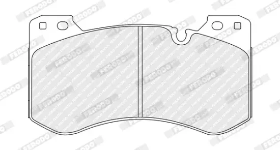 Bremsbelagsatz, Scheibenbremse Vorderachse FERODO FDB5546 Bild Bremsbelagsatz, Scheibenbremse Vorderachse FERODO FDB5546