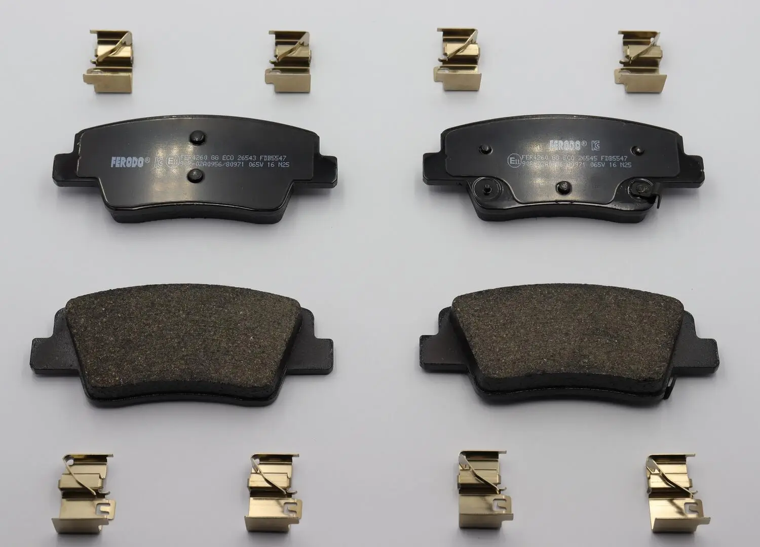 Bremsbelagsatz, Scheibenbremse Hinterachse FERODO FDB5547