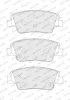 Bremsbelagsatz, Scheibenbremse Hinterachse FERODO FDB5547 Bild Bremsbelagsatz, Scheibenbremse Hinterachse FERODO FDB5547