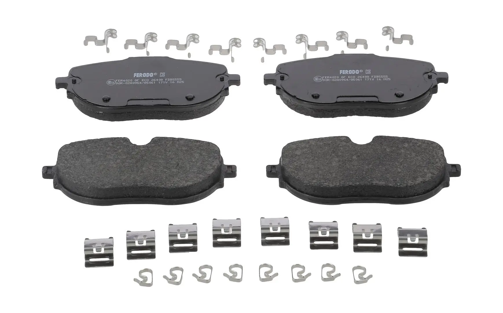 Bremsbelagsatz, Scheibenbremse Vorderachse FERODO FDB5555