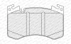 Bremsbelagsatz, Scheibenbremse Vorderachse FERODO FDB5566 Bild Bremsbelagsatz, Scheibenbremse Vorderachse FERODO FDB5566