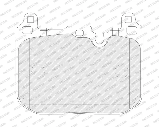 Bremsbelagsatz, Scheibenbremse FERODO FDB5572 Bild Bremsbelagsatz, Scheibenbremse FERODO FDB5572