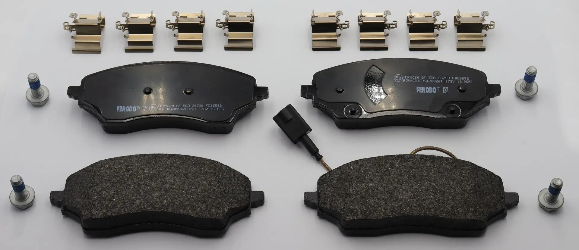 Bremsbelagsatz, Scheibenbremse Hinterachse FERODO FDB5582