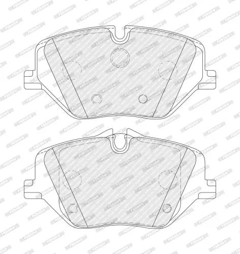 Bremsbelagsatz, Scheibenbremse Vorderachse FERODO FDB5606 Bild Bremsbelagsatz, Scheibenbremse Vorderachse FERODO FDB5606