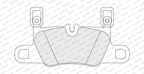 Bremsbelagsatz, Scheibenbremse Hinterachse FERODO FDB5619 Bild Bremsbelagsatz, Scheibenbremse Hinterachse FERODO FDB5619