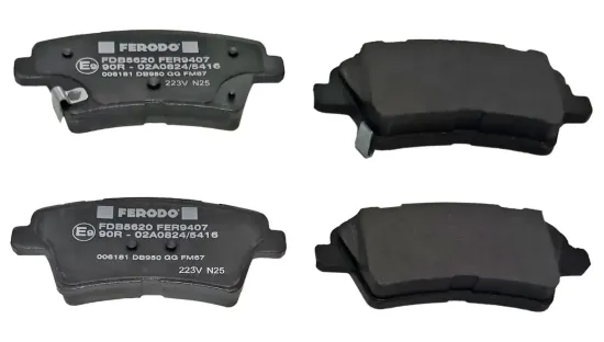 Bremsbelagsatz, Scheibenbremse Hinterachse FERODO FDB5620 Bild Bremsbelagsatz, Scheibenbremse Hinterachse FERODO FDB5620
