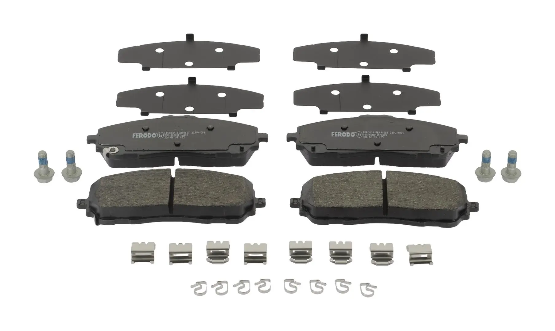 Bremsbelagsatz, Scheibenbremse Vorderachse FERODO FDB5631