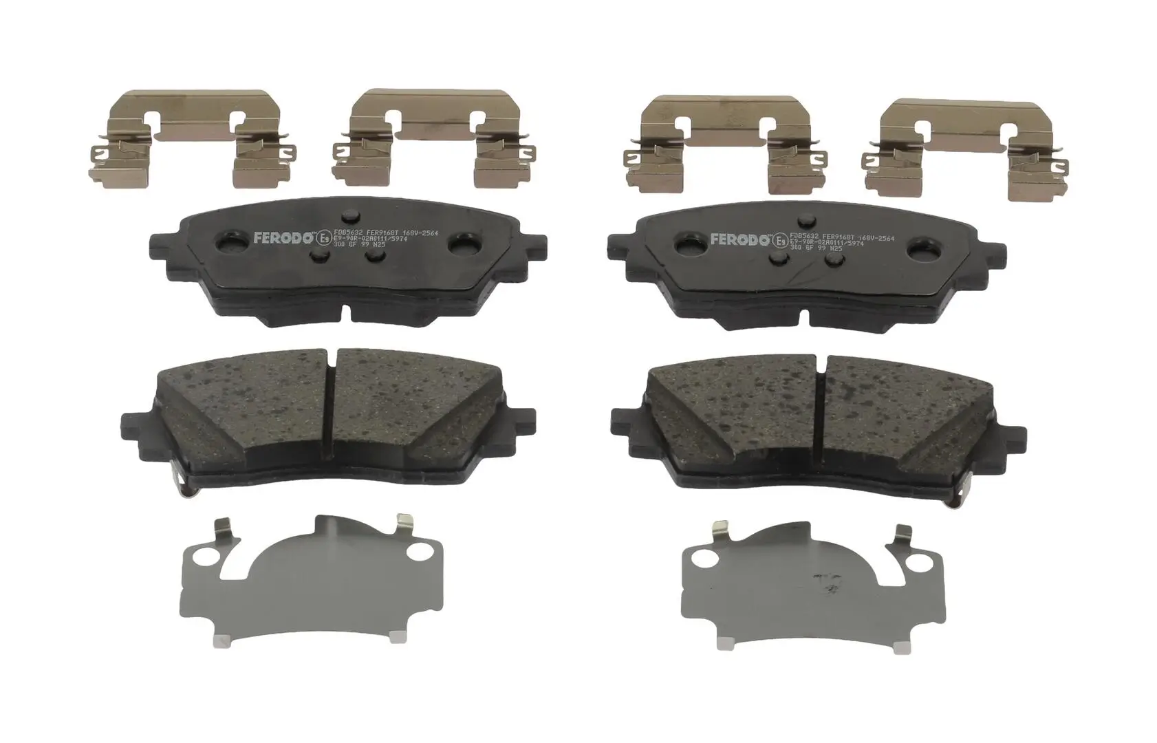 Bremsbelagsatz, Scheibenbremse Vorderachse FERODO FDB5632