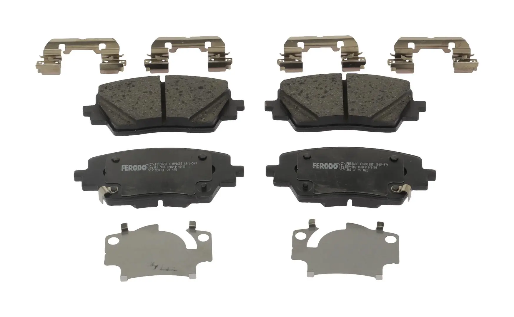 Bremsbelagsatz, Scheibenbremse Vorderachse FERODO FDB5633