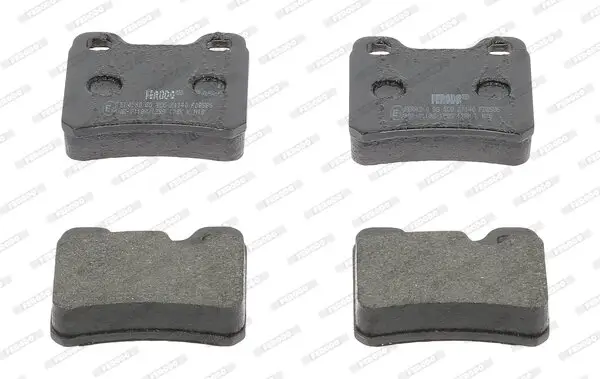 Bremsbelagsatz, Scheibenbremse Hinterachse FERODO FDB586