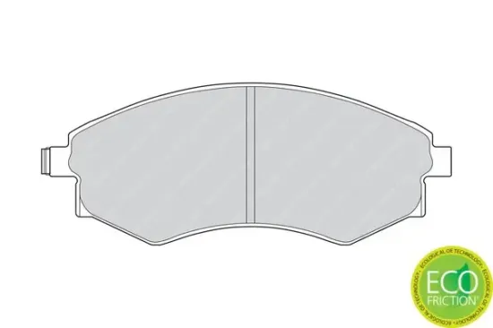 Bremsbelagsatz, Scheibenbremse FERODO FDB600 Bild Bremsbelagsatz, Scheibenbremse FERODO FDB600