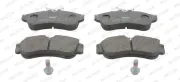 Bremsbelagsatz, Scheibenbremse Vorderachse FERODO FDB604