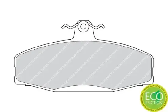 Bremsbelagsatz, Scheibenbremse FERODO FDB610 Bild Bremsbelagsatz, Scheibenbremse FERODO FDB610