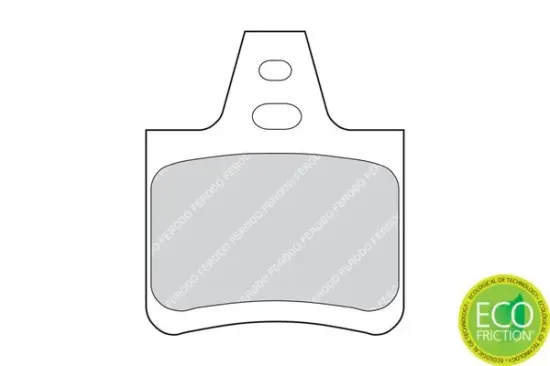 Bremsbelagsatz, Scheibenbremse Hinterachse FERODO FDB615 Bild Bremsbelagsatz, Scheibenbremse Hinterachse FERODO FDB615
