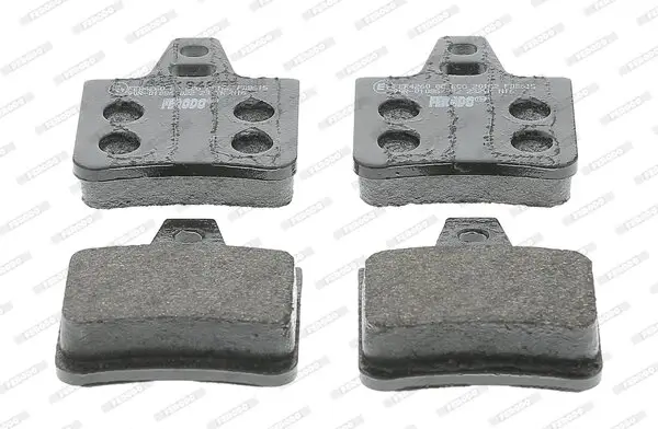 Bremsbelagsatz, Scheibenbremse Hinterachse FERODO FDB615