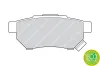 Bremsbelagsatz, Scheibenbremse Hinterachse FERODO FDB621 Bild Bremsbelagsatz, Scheibenbremse Hinterachse FERODO FDB621