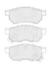 Bremsbelagsatz, Scheibenbremse Hinterachse FERODO FDB621 Bild Bremsbelagsatz, Scheibenbremse Hinterachse FERODO FDB621