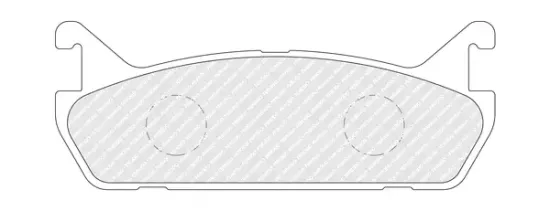 Bremsbelagsatz, Scheibenbremse Hinterachse FERODO FDB654 Bild Bremsbelagsatz, Scheibenbremse Hinterachse FERODO FDB654