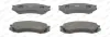 Bremsbelagsatz, Scheibenbremse Vorderachse FERODO FDB667