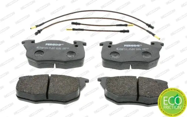 Bremsbelagsatz, Scheibenbremse Vorderachse FERODO FDB729