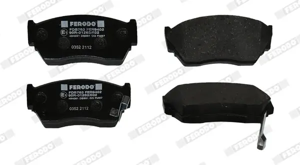 Bremsbelagsatz, Scheibenbremse FERODO FDB763