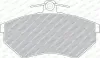 Bremsbelagsatz, Scheibenbremse Vorderachse FERODO FDB774C Bild Bremsbelagsatz, Scheibenbremse Vorderachse FERODO FDB774C