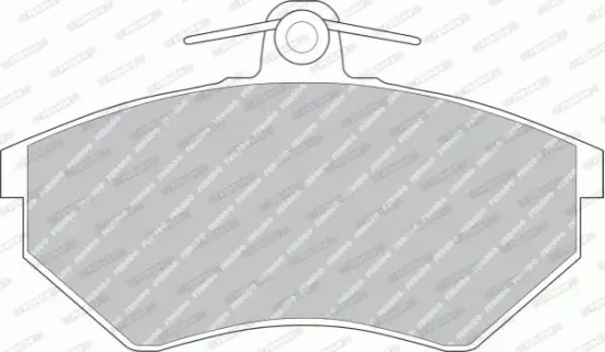 Bremsbelagsatz, Scheibenbremse Vorderachse FERODO FDB774C Bild Bremsbelagsatz, Scheibenbremse Vorderachse FERODO FDB774C