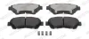 Bremsbelagsatz, Scheibenbremse Vorderachse FERODO FDB868 Bild Bremsbelagsatz, Scheibenbremse Vorderachse FERODO FDB868