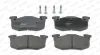 Bremsbelagsatz, Scheibenbremse Hinterachse FERODO FDB877 Bild Bremsbelagsatz, Scheibenbremse Hinterachse FERODO FDB877