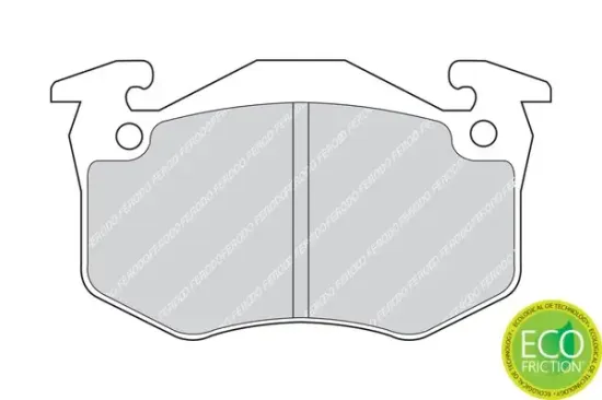 Bremsbelagsatz, Scheibenbremse FERODO FDB881 Bild Bremsbelagsatz, Scheibenbremse FERODO FDB881