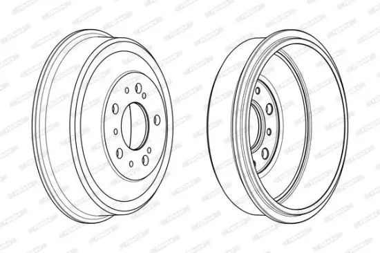 Bremstrommel FERODO FDR329008 Bild Bremstrommel FERODO FDR329008