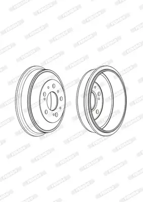 Bremstrommel FERODO FDR329011 Bild Bremstrommel FERODO FDR329011