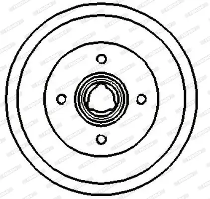 Bremstrommel FERODO FDR329126 Bild Bremstrommel FERODO FDR329126