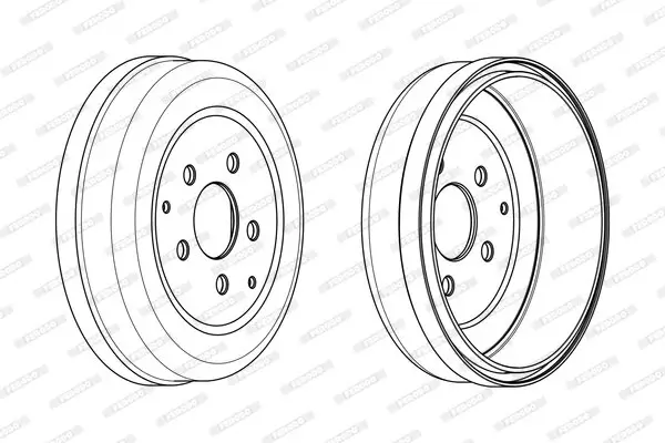 Bremstrommel FERODO FDR329131 Bild Bremstrommel FERODO FDR329131